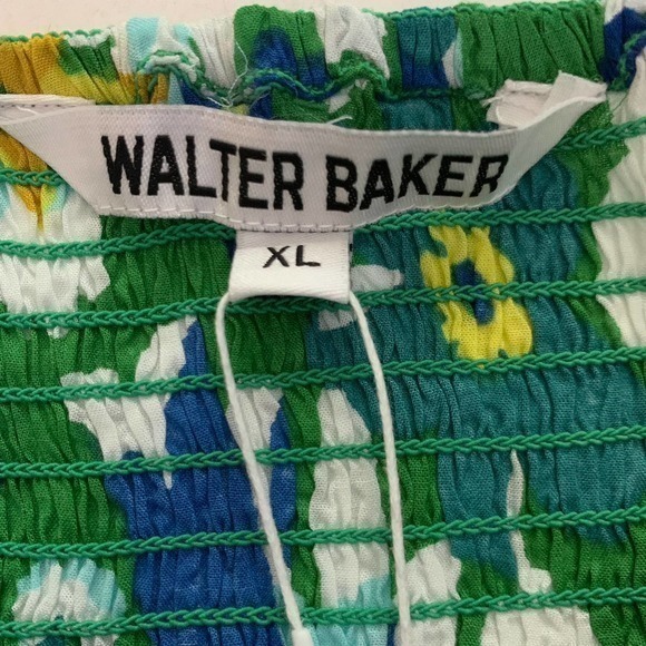 WALTER BAKER Green Disco Floral Kimora Crop Top -‎ NWT - Picture 14 of 15